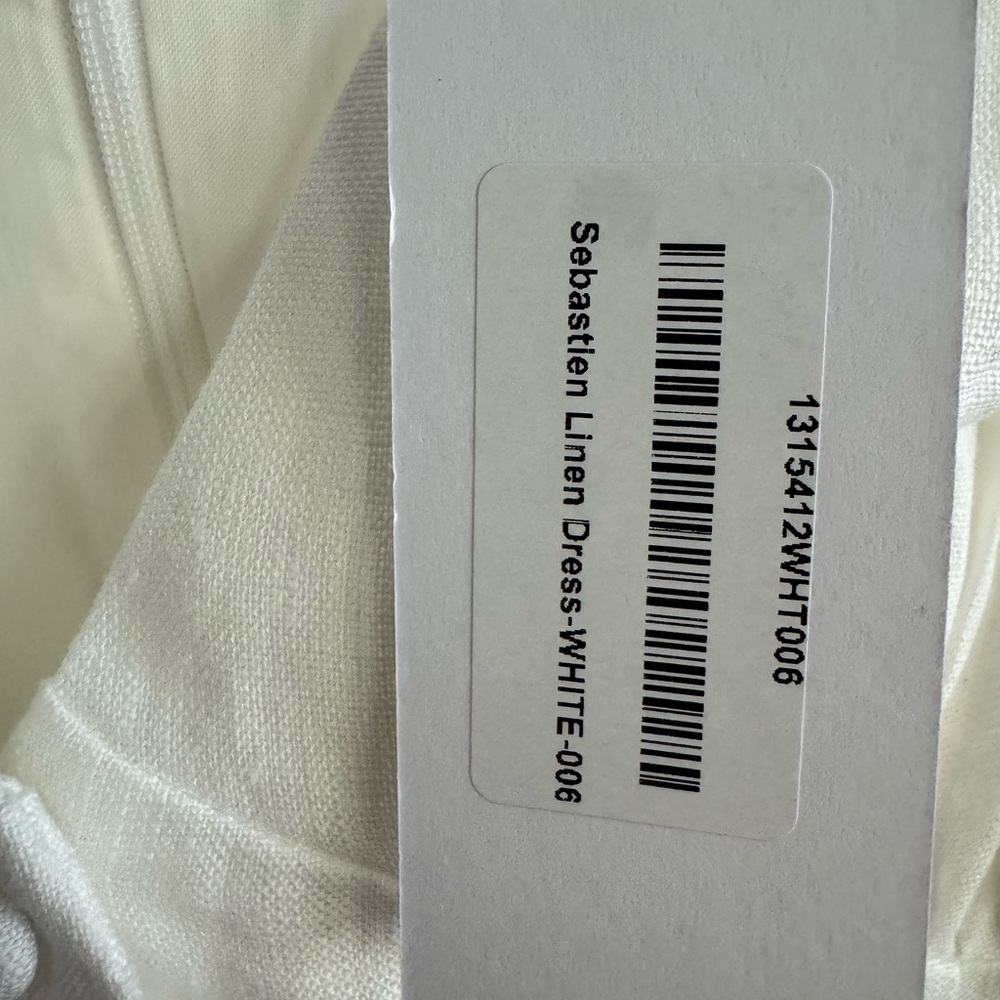 REFORMATION Sebastian Linen Midi Dress Size 6 NWT - Picture 7 of 7